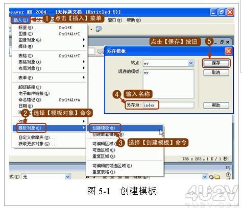 使用Dreamweaver模板构建网站1