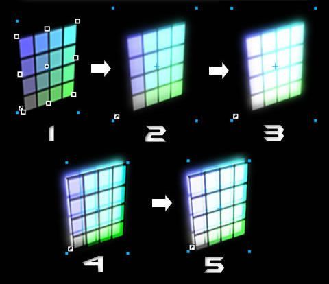 Fireworks教程：制作逼真梵高之光特效4