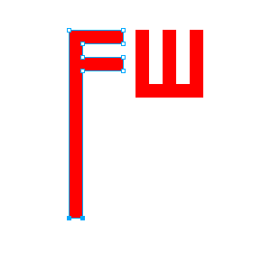 Fireworks绘制立体文字图标6