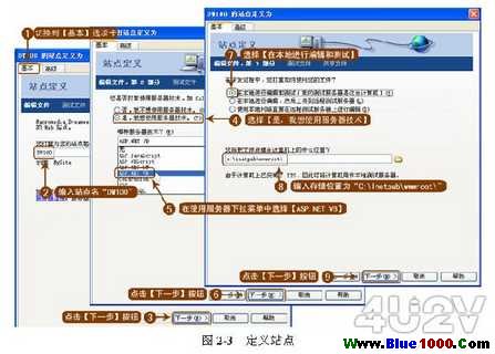 如何在Dreamweaver中快速定义站点？3