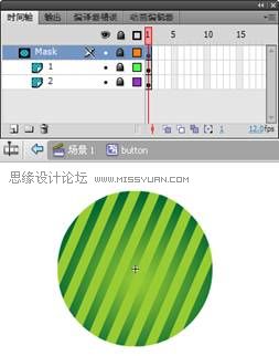 Flash CS4制作切换放大菜单效果4