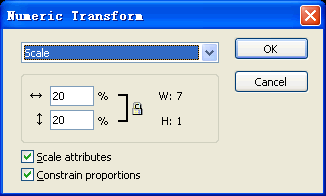 Fireworks制作马赛克文字效果4