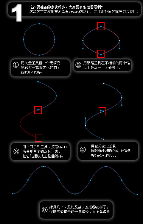 Fireworks制作仿3D光亮DNA桌面壁纸2