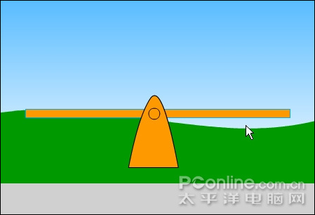 Flash设计制作可爱的小兔子跷跷板动画实例教程7