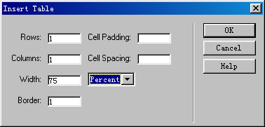 Dreamweaver用表格制作线框教程3