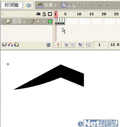 Flash教你如何制作蝙蝠在月夜里飞翔12