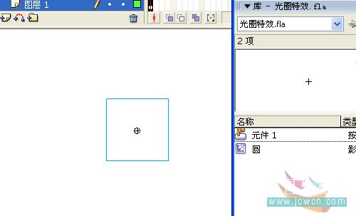 Flash跟随鼠标的圈圈动画5