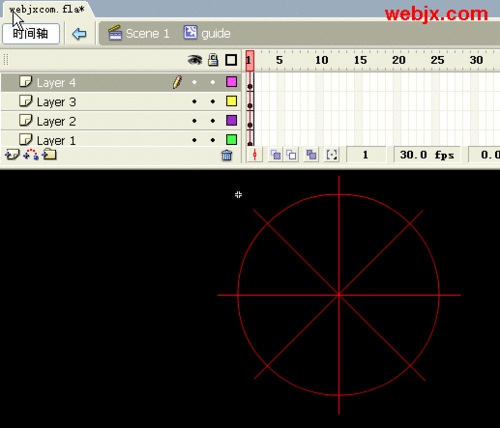 Flash制作超酷的旋转图像像册视觉效果5