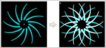 Flash CS4打造星光四射的莲花实例教程10