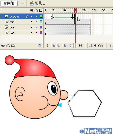 Flash教你如何制作吹泡泡动画特效24