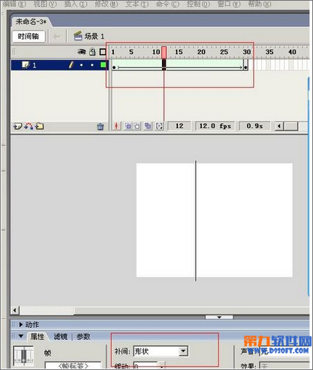 Flash遮罩制作图片切换特效4