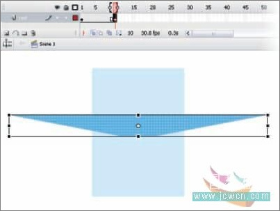 Flash CS3制作卡片翻转效果5