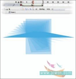 Flash CS3制作卡片翻转效果10