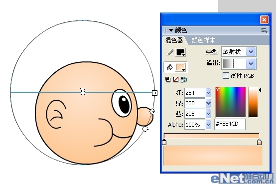 Flash教你如何制作吹泡泡动画特效9