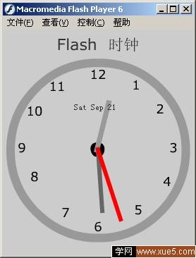 用Flash制作精巧的时钟1