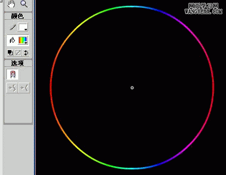 Flash制作模拟时空隧道的特效4