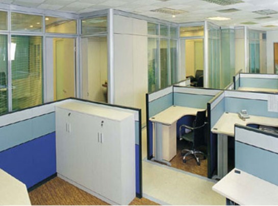 2012最新办公室隔断装修1