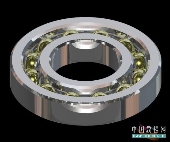 AutoCAD轴承建模全过程1