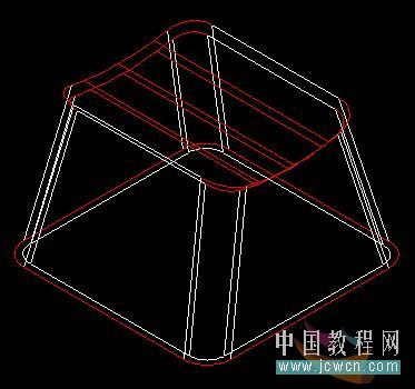 AutoCAD实例教程：逼真键盘帽的画法10