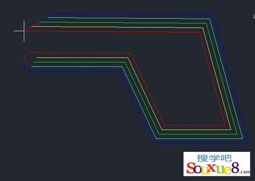 AutoCAD2013多线工具绘制多线11