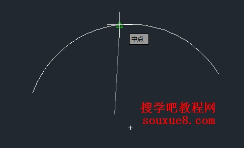 CAD状态栏对象捕捉使用实例4