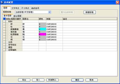 浩辰建筑选项设置的具体操作2