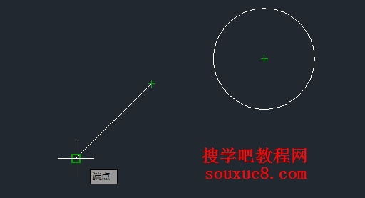 AutoCAD2013对象捕捉追踪实例3