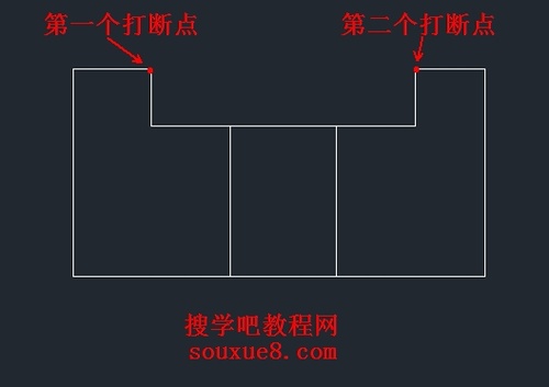 AutoCAD2013打断对象实例详解10