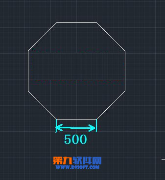 AutoCAD教程 AutoCAD绘制正多边形教程8