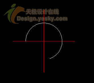 AutoCAD的延伸命令描绘精确定长弧线2