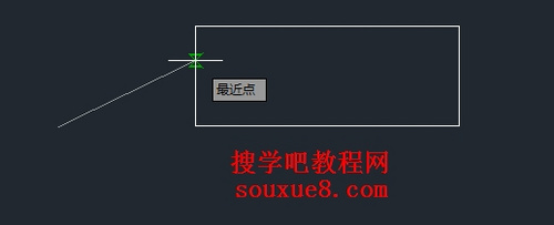 CAD状态栏对象捕捉使用实例13