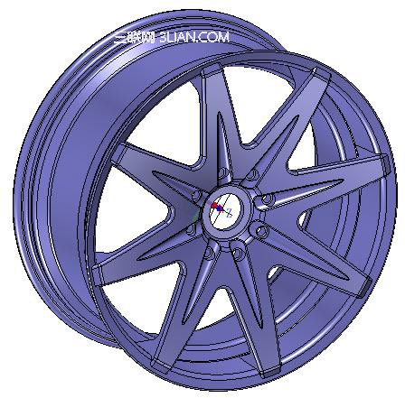 三维CAD制作汽车轮毂完全教程13