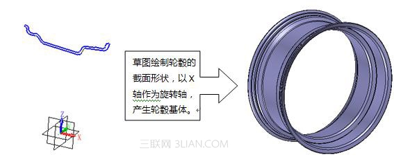 三维CAD制作汽车轮毂完全教程2