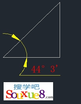 AutoCAD用DIMANGULAR角度标注13