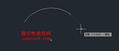 CAD状态栏对象捕捉使用实例10