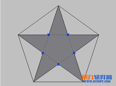 AutoCAD制作立体五角星教程2