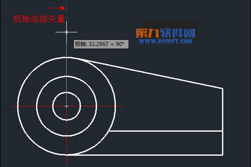 利用AutoCAD极轴追踪绘制图形教程2