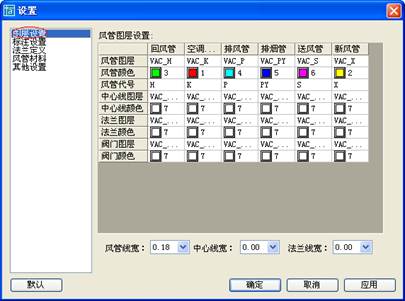 浩辰风管教程：参数设置功能介绍1