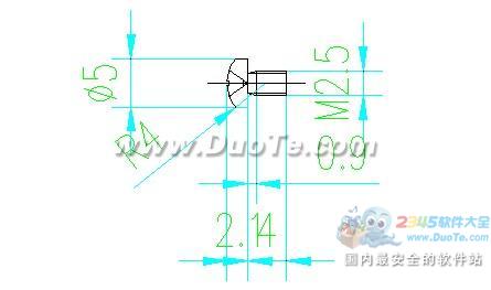 浩辰CAD机械之GB螺钉紧固件快速添加2