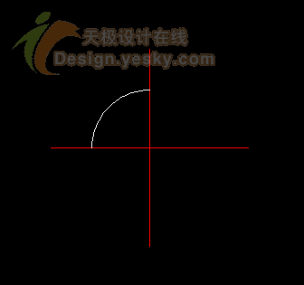 AutoCAD的延伸命令描绘精确定长弧线1