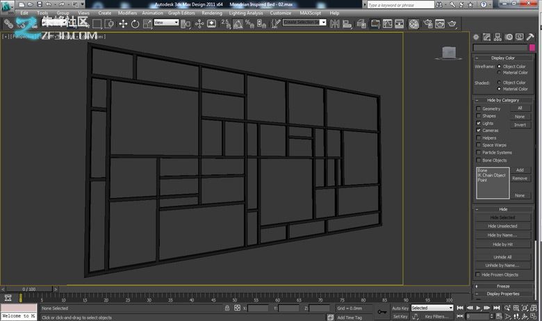 3dmax制作个性卧室效果图教程7