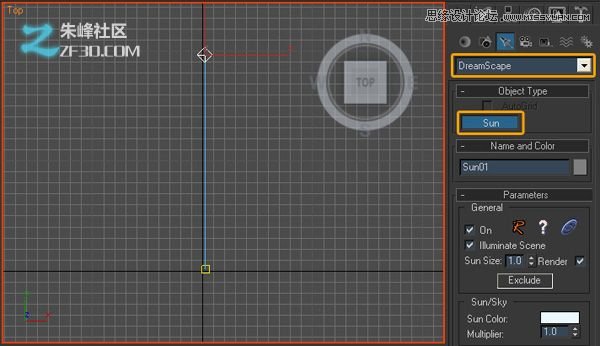 3dmax创建一个美丽的日落场景教程2