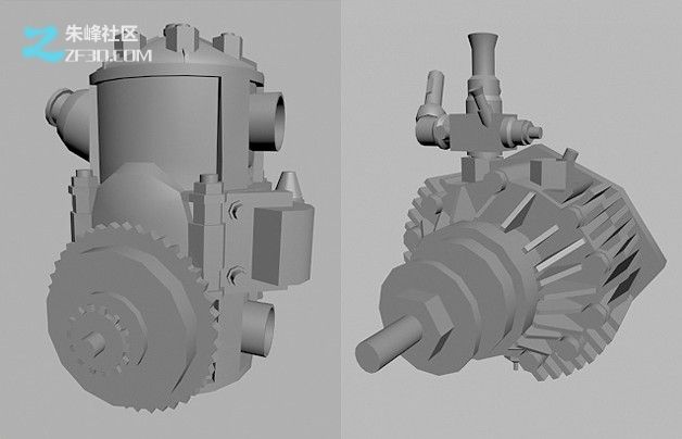 zb和3dsmax短片机器人角色的搭建6