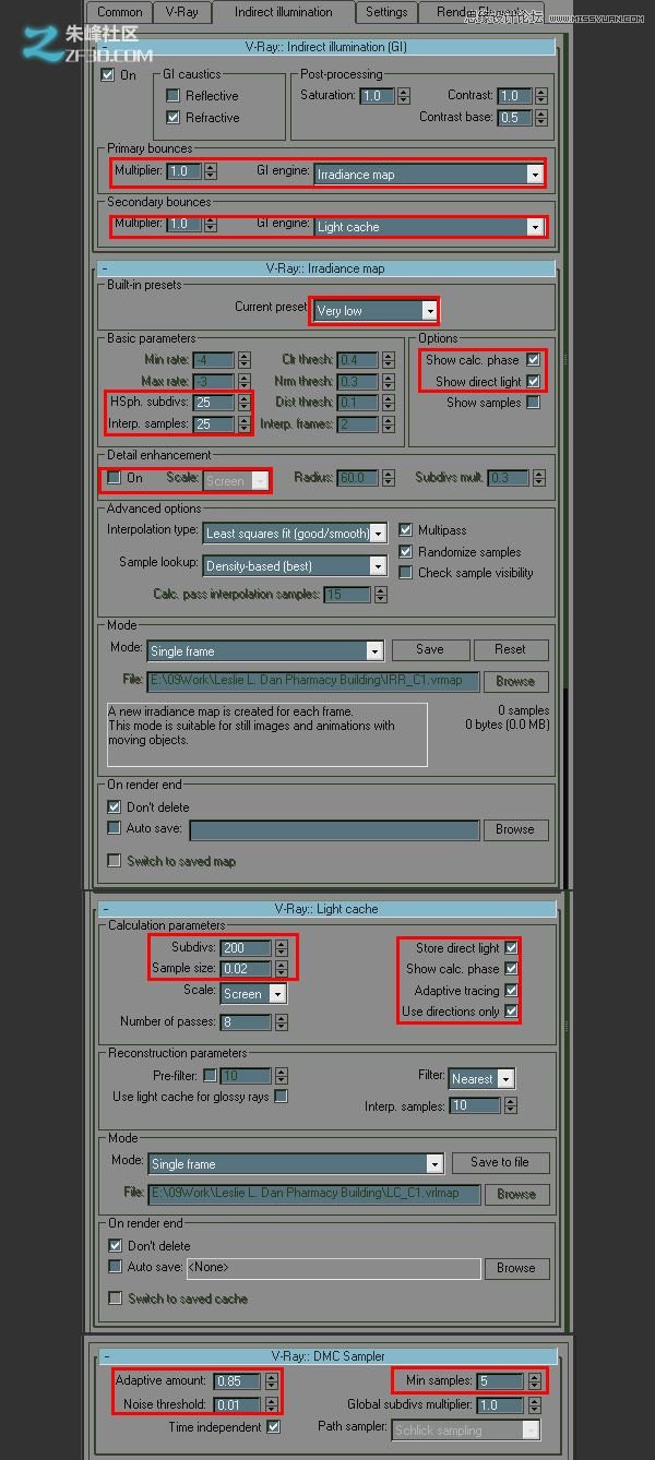 3Dmax结合PS制作超酷的建筑物效果图7