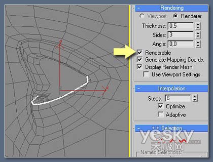 3DsMax制作逼真美女眼睫毛的方法4