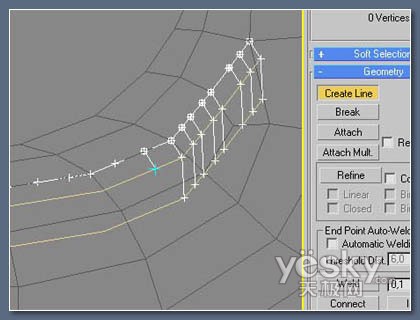 3DsMax制作逼真美女眼睫毛的方法8