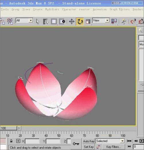 3DsMAX简单快速打造荷花灯教程10