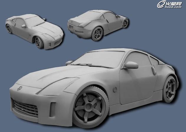 3ds Max制作Nissan 350Z9