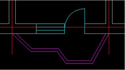 浩辰建筑教程之：Pline线绘制异形阳台3