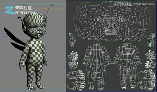 3ds max制作蝴蝶宝宝建模教程15